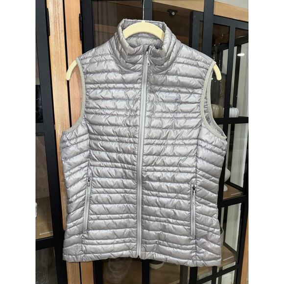 Patagonia ultralight down filled vest puffer jacket silver ultralight goose zip - Picture 1 of 7